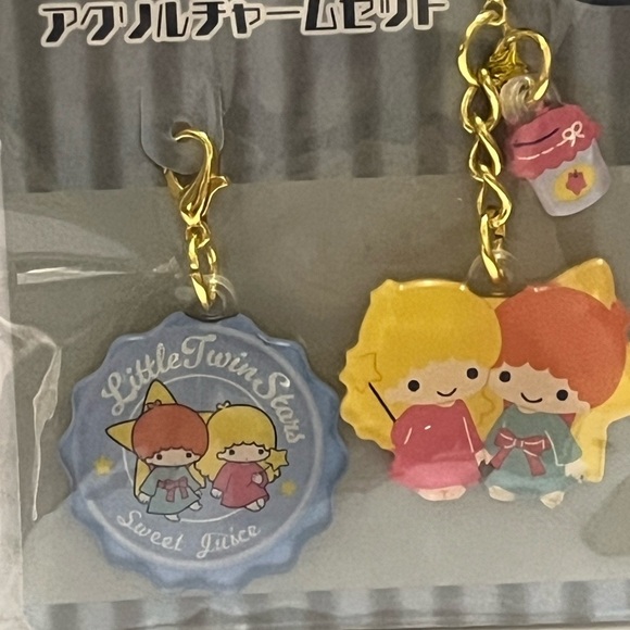 Little Twin Stars Zipper Charms -Vintage Retro Collection-Japan Release - Picture 2 of 5
